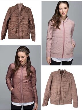 Lululemon the bomb reversible bomber jacket